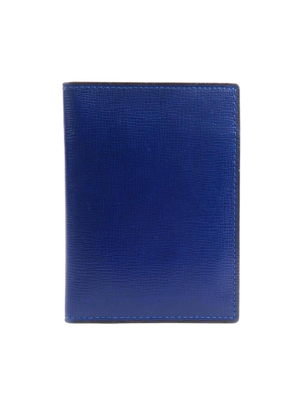 Auth Valextra Card Case Holder Blue #302877V10B